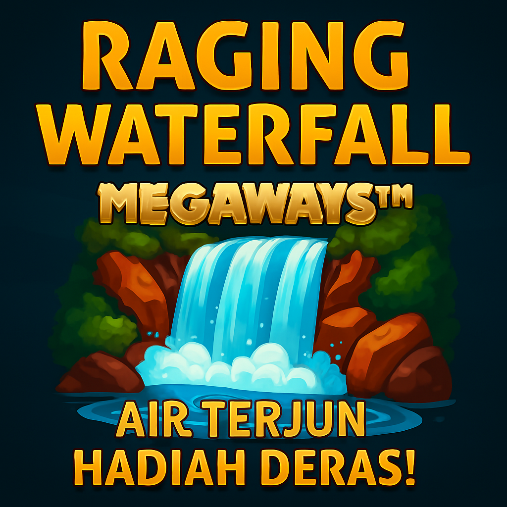 raging-waterfall-megaways-air-terjun-hadiah-deras-banner-realaicreate